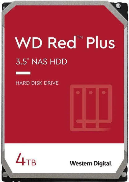 WD Red Plus 4TB NAS Hard Disk Drive - 5400 RPM Class SATA 6Gb/s, CMR, 128MB Cache, 3.5 Inch | WD40EFZX-68AWUN0 - eBuy UAE
