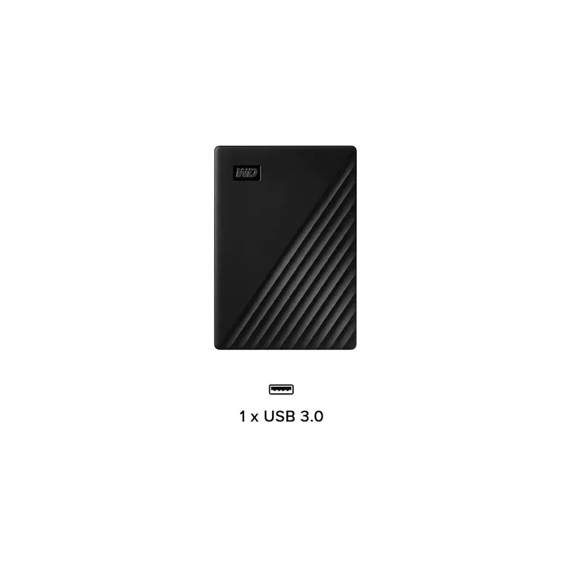 Western Digital My Passport External Portable Hard Disk Drive HDD USB 3.0 2 TB - eBuy UAE