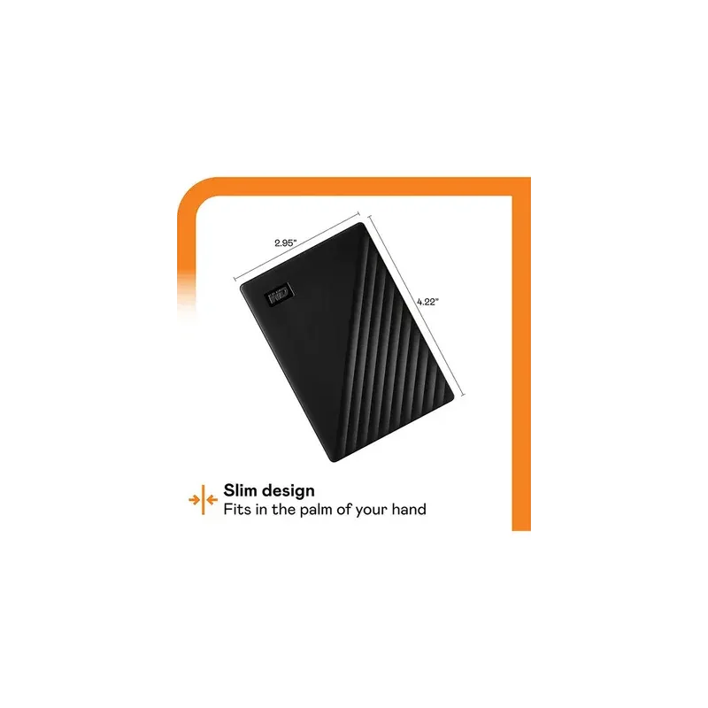 Western Digital My Passport External Portable Hard Disk Drive HDD USB 3.0 2 TB - eBuy UAE