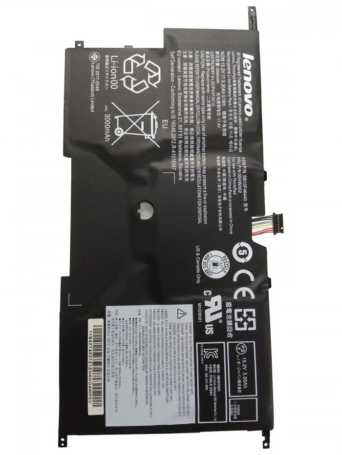 EliveBuyIND® Original 00HW003 Lenovo ThinkPad X1 Carbon 20A8A06JAU, ThinkPad X1 Carbon 20BS001GAU Laptop Battery - eBuy UAE