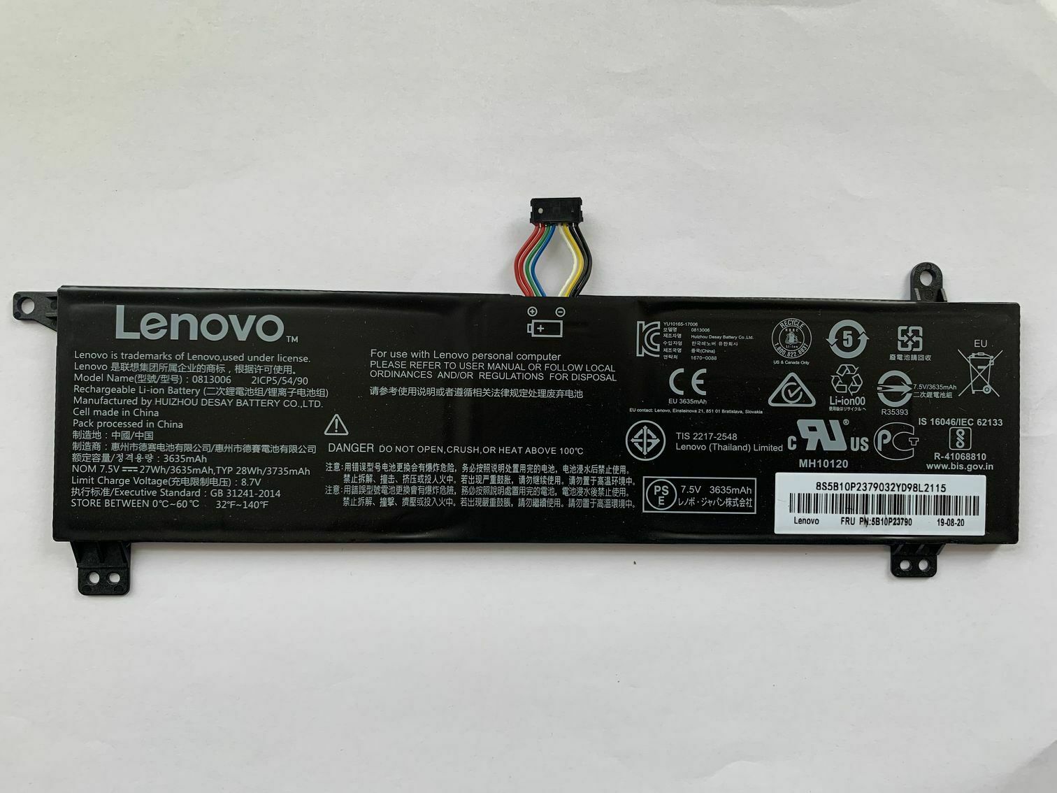 Genuine Lenovo IdeaPad 120S-11IAP(81A4005XGE), IdeaPad 120S-11IAP(81A40060GE) 0813006, BSNO485490 Laptop Battery - eBuy UAE