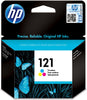 HP 121 Tri-color (Cyan, Magenta, Yellow) Original Ink Advantage Cartridge - CC643HE