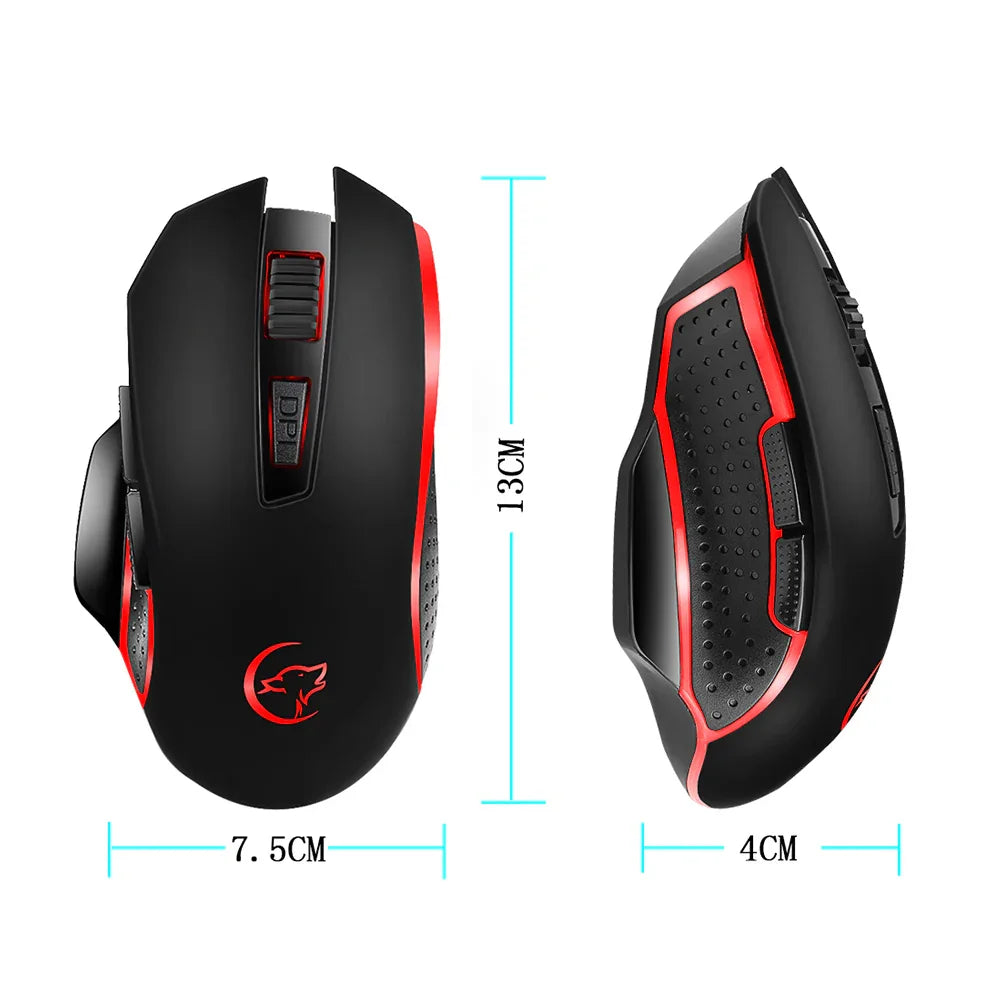 Universal 800/1200/1600/2400DPI 2.4G Wireless Gaming Mouse PC Laptop Supplies - eBuy UAE