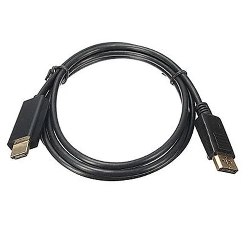 1.8m HD 1080P Display Port DP Male to HDMI Male AV Cable Adaptor for PC Laptop - eBuy UAE