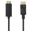 1.8m HD 1080P Display Port DP Male to HDMI Male AV Cable Adaptor for PC Laptop