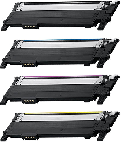 4-Pack CLT-406S B/C/M/Y Compatible Toner Cartridge for Samsung CLX 3300 3305 SL C460 410 CLP 360 365 Xpress C460 C410
