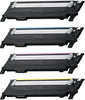 4-Pack CLT-406S B/C/M/Y Compatible Toner Cartridge for Samsung CLX 3300 3305 SL C460 410 CLP 360 365 Xpress C460 C410