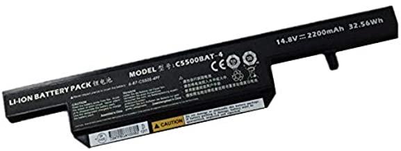 14.8V 2200mAh Original C5500BAT-4 Clevo C550S C5500 W240HU 6-87-C550S-4YF 6-87-C550S-4PF B4100M B4105 Laptop Battery - eBuy UAE