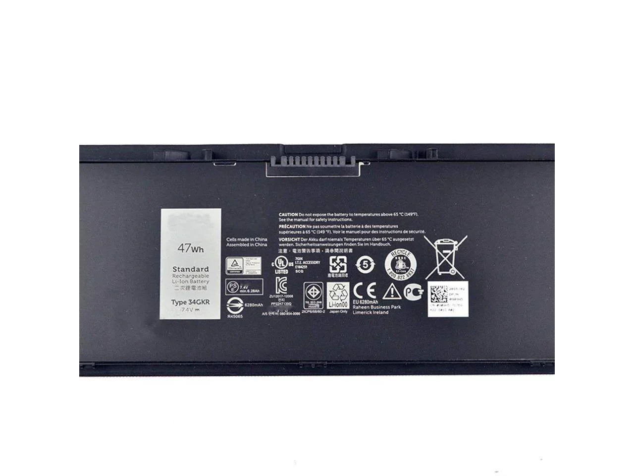 Dell Latitude E7440 Series 34GKR, G0G2M 7.6V or7.4V 6200mAh replacement battery - eBuy UAE