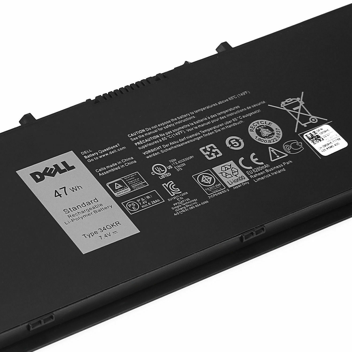 Original Latitude E7440 Ultrabook 7000 34GKR PFXCR F38HT Battery – eBuy UAE