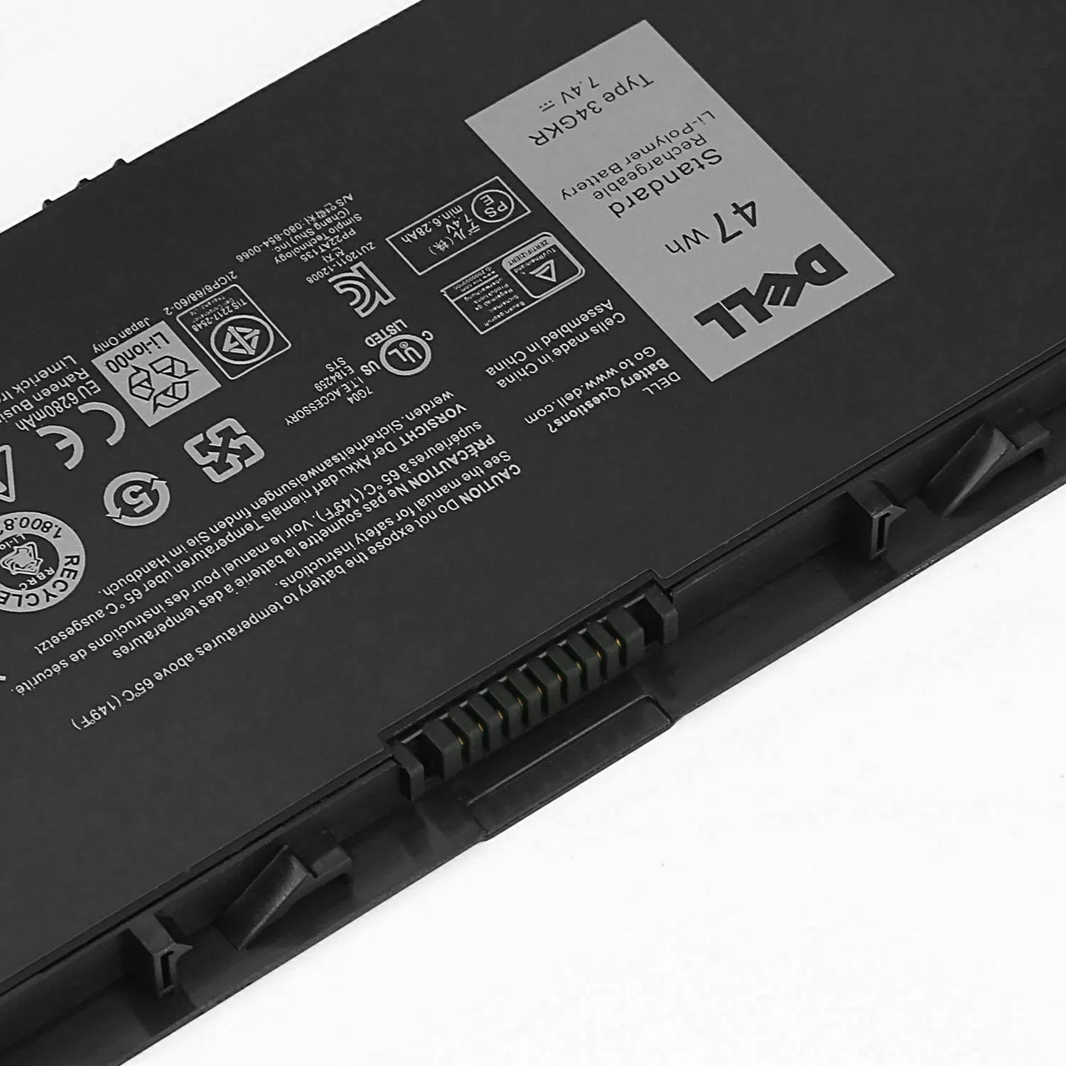 11.1V 34Wh 3 Cells Original PFXCR Dell Latitude E7440 T19VW 451-BBFY 451-BBFT 34GKR Ultrbook Rechargeable Battery - eBuy UAE
