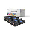 EliveBuyIND® 4-Pack CF 400A Compatible Laser Toner Cartridge Use for HP LaserJet Mfp M277dw/m277n/M252dw/m252n Printer Series