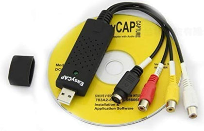 USB 2.0 Easy CAP DC60 TV DVD VHS Video capture Audio AV Capture - eBuy UAE