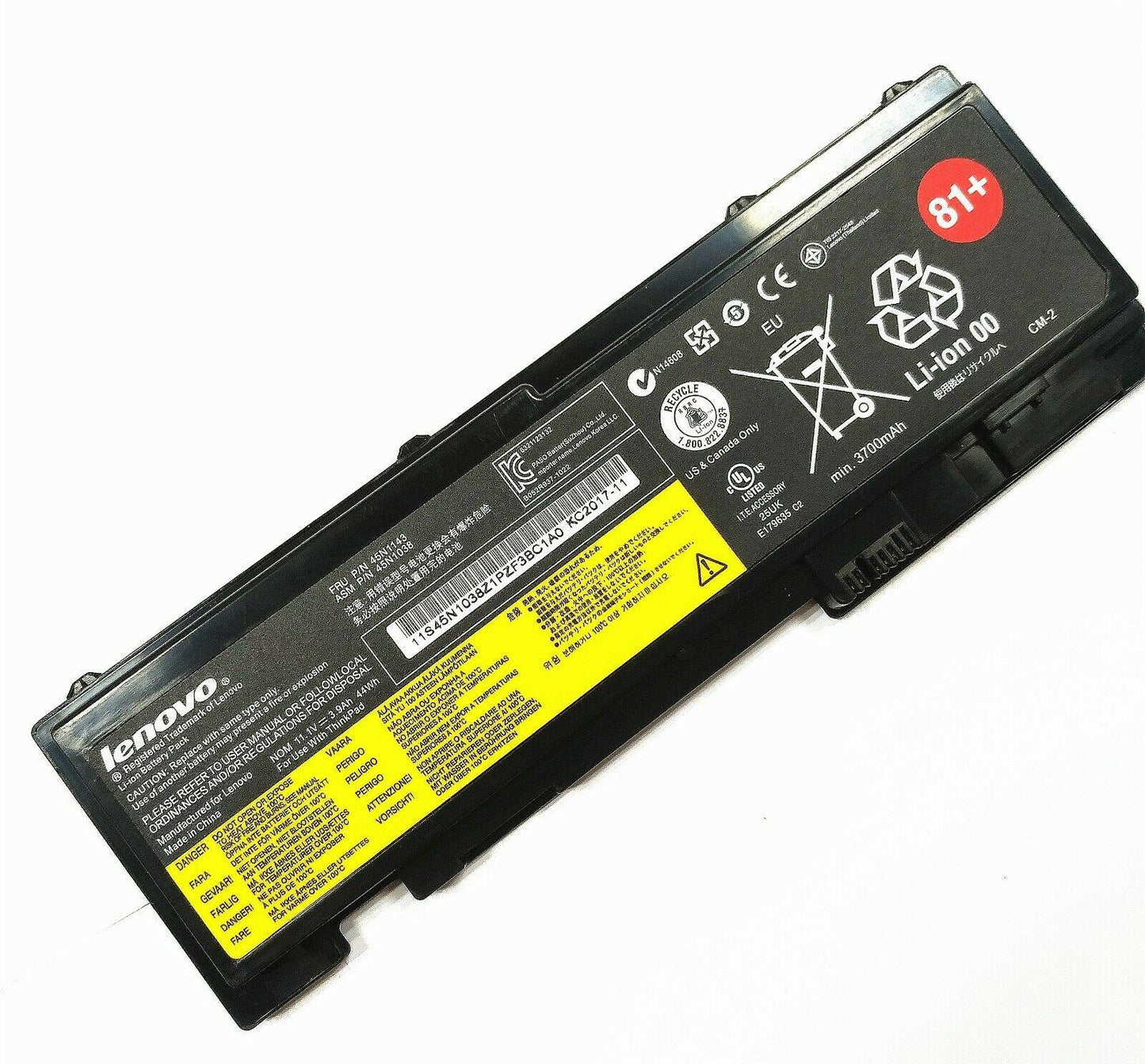 44Wh Genuine Lenovo ThinkPad T420s T420si 0A36287 42T4844 42T4845 42T4846 42T4847 Laptop Battery - eBuy UAE