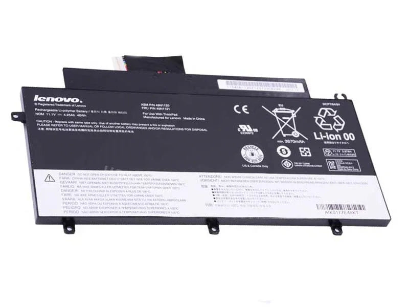 47Wh Original Lenovo Thinkpad T431S 45N1123 45N1122 45N1121 45N1120 3lCP7/64/84 PC Rechargeable Li-ion Battery - eBuy UAE