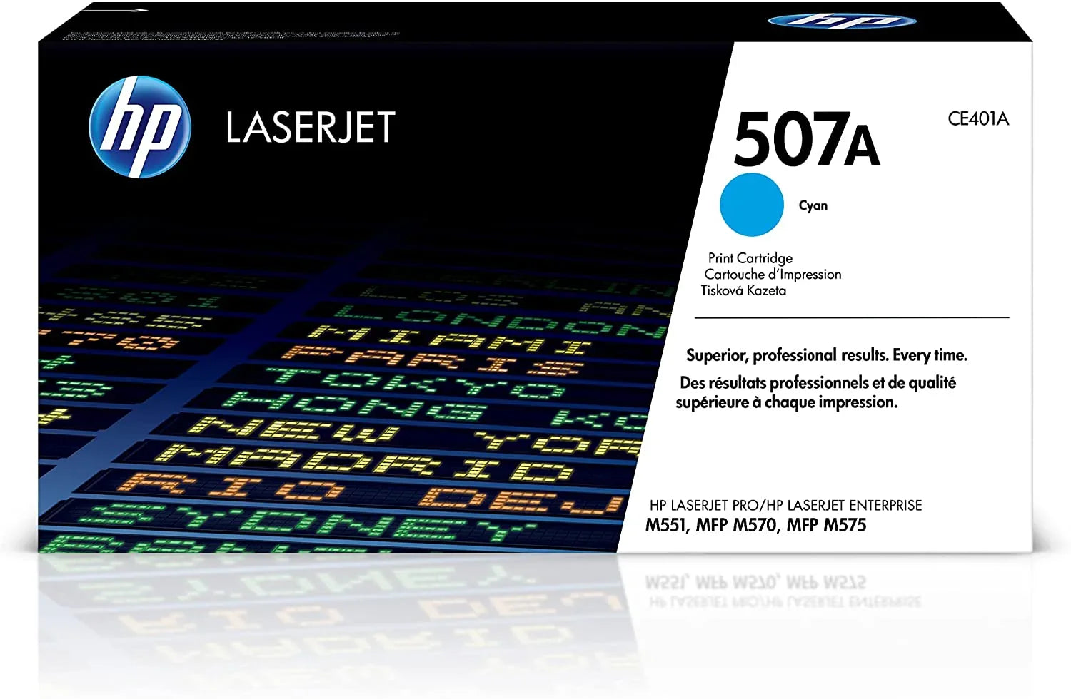 HP 507A 1 Set Original Toner Black CE400A Cyan CE401A Yellow CE402A Magenta CE403A For HP LaserJet Pro 500 color MFP M570dn, M551n, M551xh, MFP M575dn - eBuy UAE