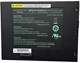 14.4V 6600mAh D900CBAT-12 6-87-D90CS-4E6 Original Laptop Battery compatible with Clevo PortaNote D900T D900K - eBuy UAE