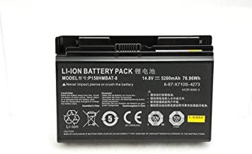 14.8V 76.96Wh Laptop Battery P150HMBAT-8 compatible with Clevo X711 X710S P170 P170HM P170SM P170EM NP9170 6-87-X710S-4273 - eBuy UAE