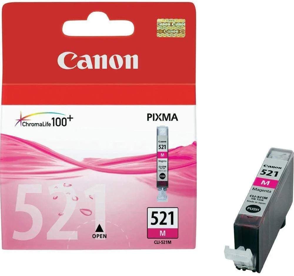 Canon Ink Cartridge, Magenta [cli-521m] - eBuy UAE