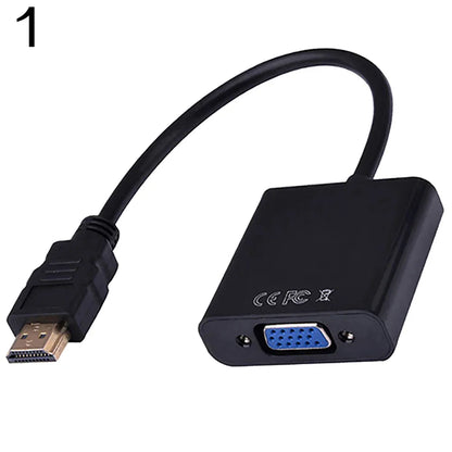1080P HDMI Male to VGA Female Video Converter Adapter Cable for PC Laptop HDTV - eBuy UAE