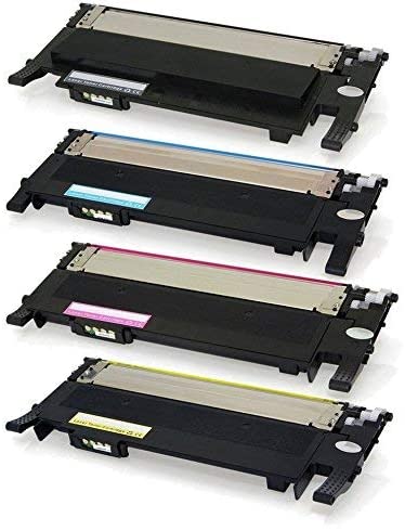 Compatible Toner Set for Samsung 404 404S CLT-K404S  CLT-Y404S to use with Xpress C430W C480FW, C480W (CMYK)