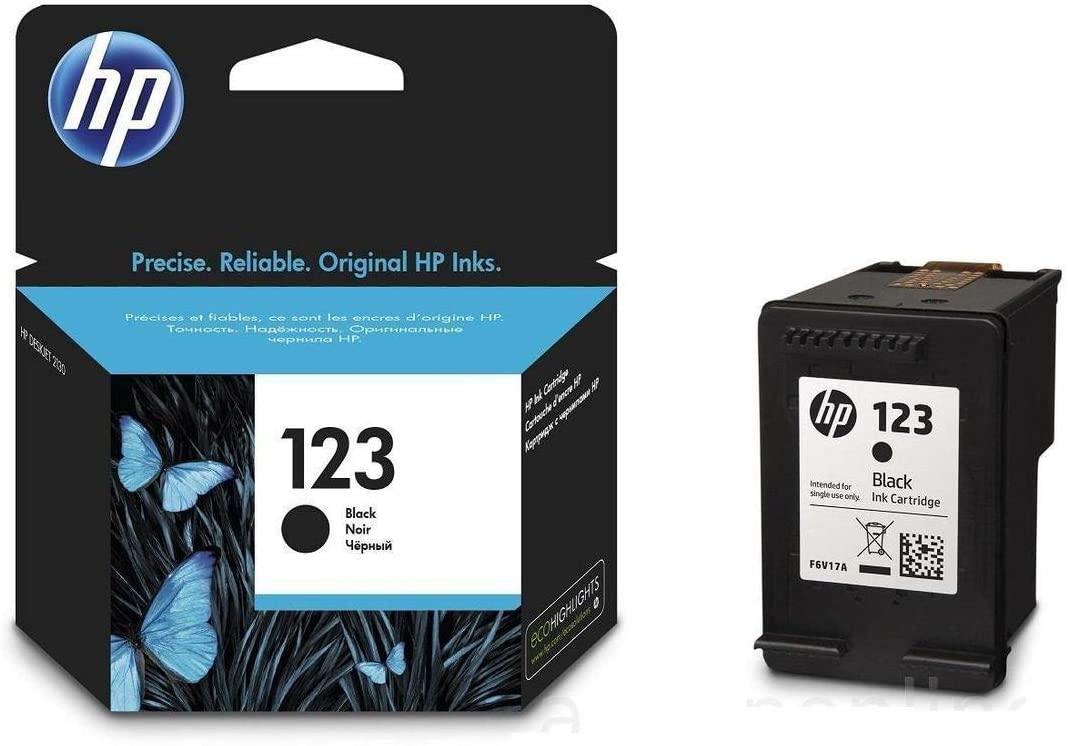 HP 123 Black Original Ink Advantage Cartridge - F6V17AE - eBuy UAE