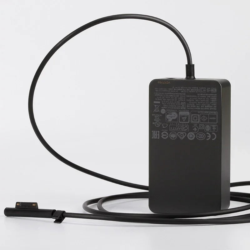 Microsoft Surface 65W Power Supply for Surface Book 1, Surface Laptop, Surface Pro 3, 4, 5, 6 & Pro 7 Devices. - eBuy UAE