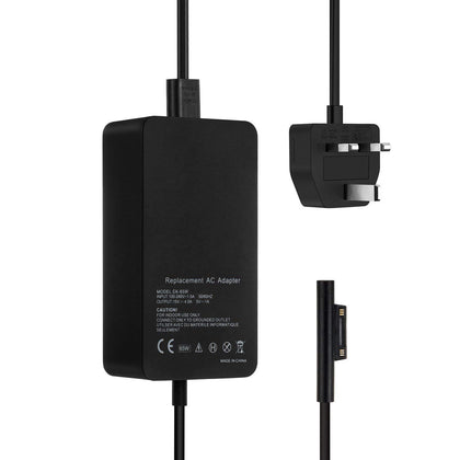 Microsoft Surface 65W Power Supply for Surface Book 1, Surface Laptop, Surface Pro 3, 4, 5 & 6 Devices. - eBuy UAE