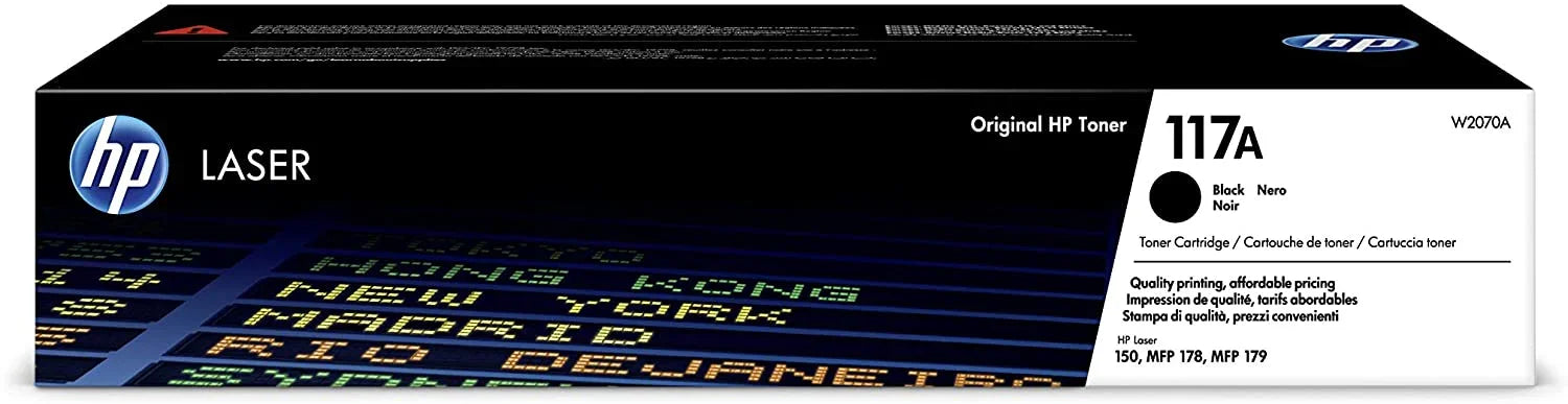 HP 117A Black Original Laser Toner Cartridge - W2070A - eBuy UAE