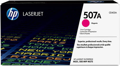 HP 507A 1 Set Original Toner Black CE400A Cyan CE401A Yellow CE402A Magenta CE403A For HP LaserJet Pro 500 color MFP M570dn, M551n, M551xh, MFP M575dn - eBuy UAE