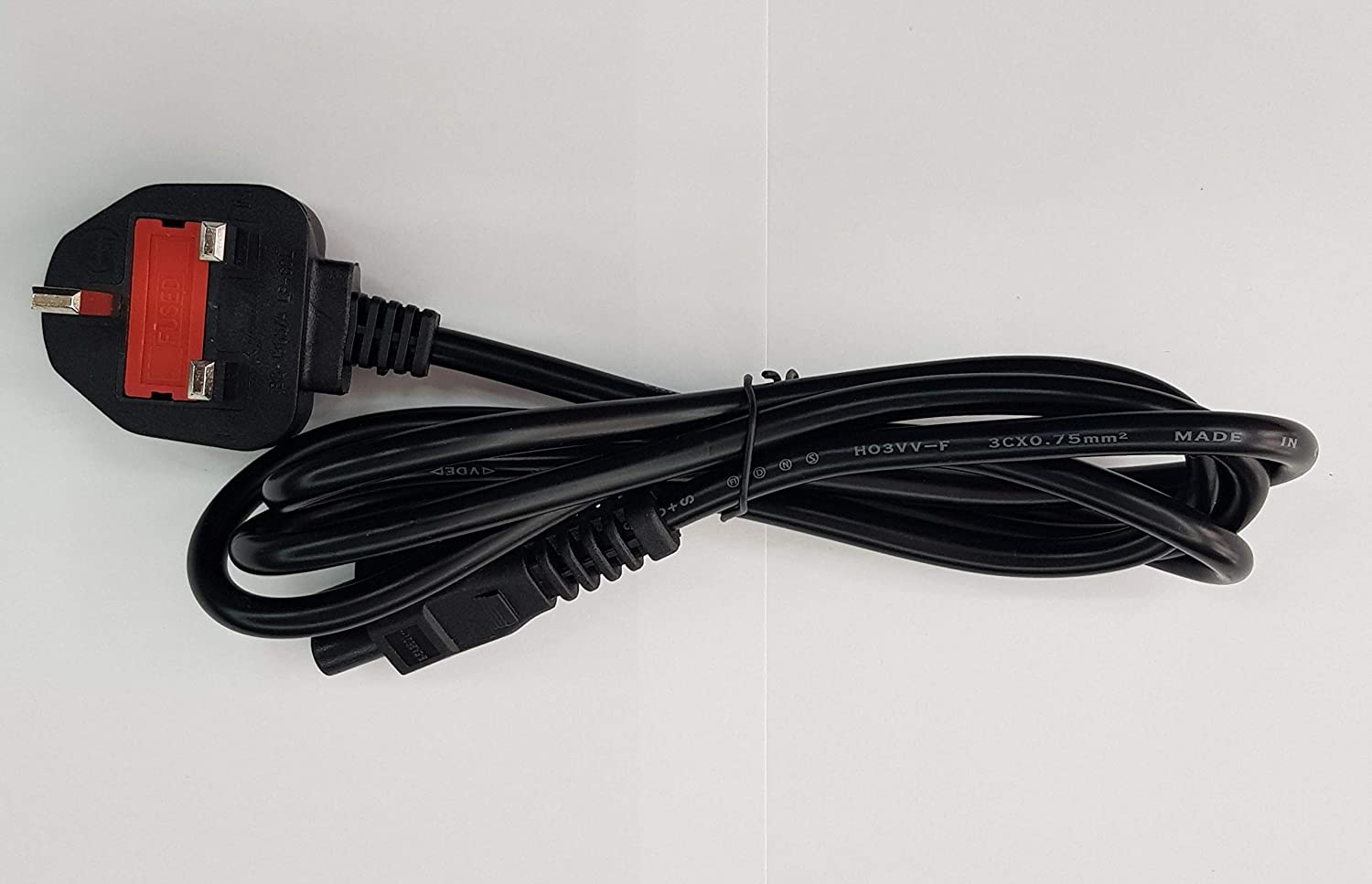 3-Pin Laptop Power Cable - UK plug With Laptop power lead - eBuy UAE