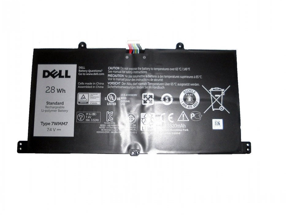 Genuine 7WMM7 Dell Venue 11 Pro Keyboard Dock D1R74 CFC6C CP305193L1 DL011301-PLP22G01 Laptop Battery - eBuy UAE