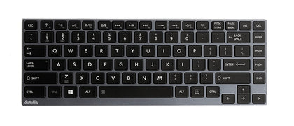 Toshiba Portege U800 U800W series Black US Layout Laptop Keyboard with Backlit and Frame - eBuy UAE