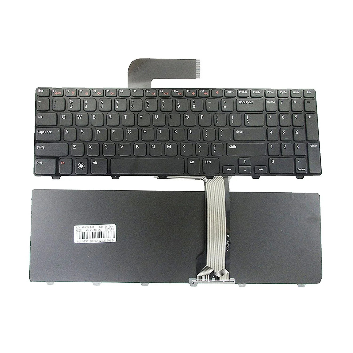 Laptop Keyboard for Dell Inspiron 15R N5110 5110 Laptop Keyboard - eBuy UAE