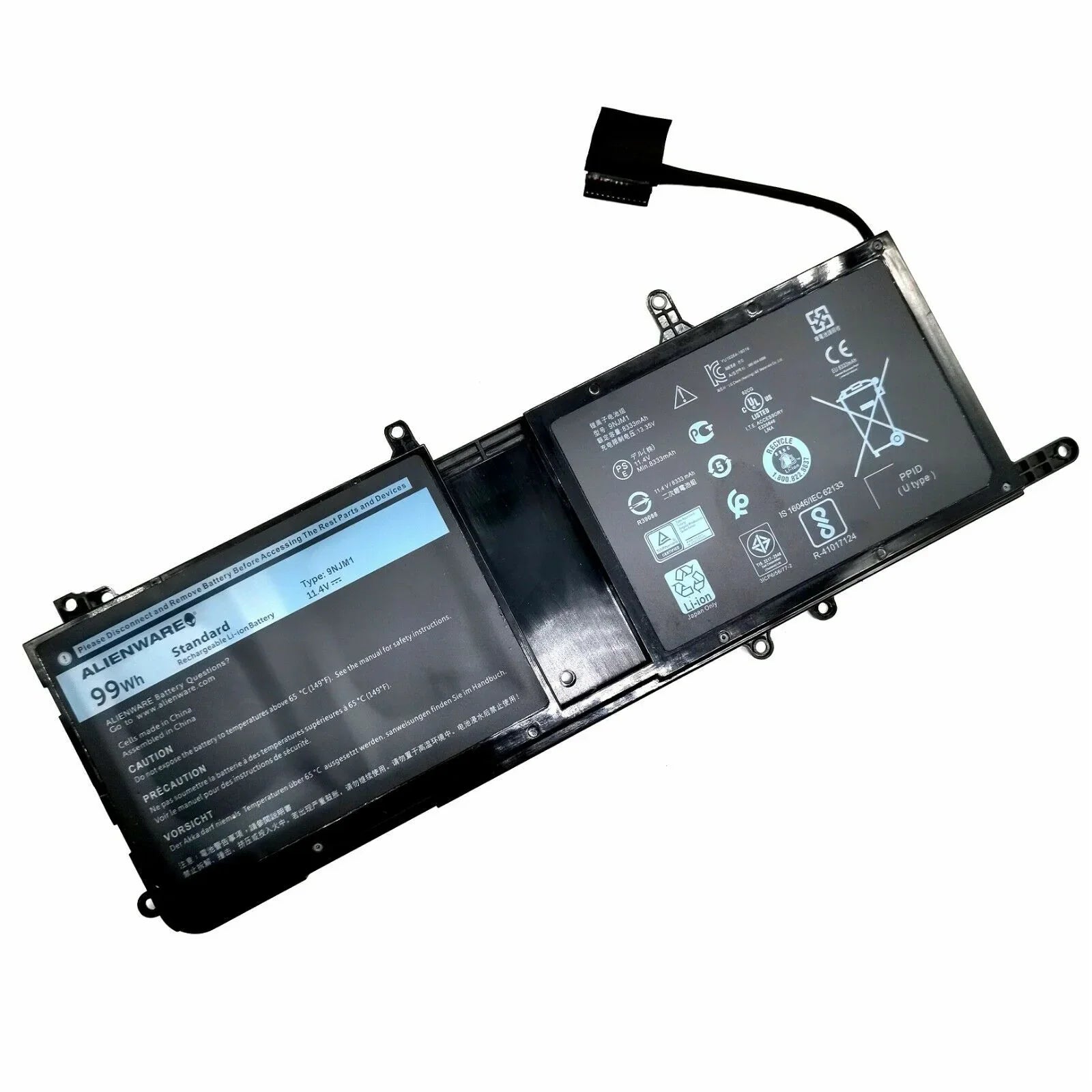 11.4v 99wh Original 0MG2YH, 9NJM1 Dell Alienware 17 R4 15 R3 Tablet Series, HF250, MG2YH Laptop Battery - eBuy UAE