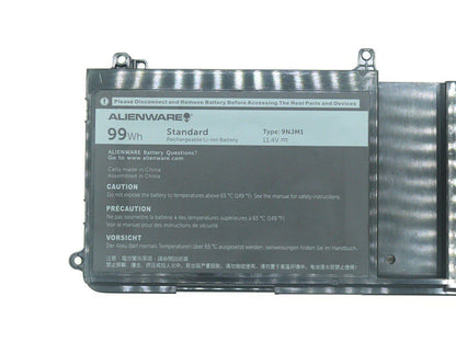 11.4v 99wh Original 0MG2YH, 9NJM1 Dell Alienware 17 R4 15 R3 Tablet Series, HF250, MG2YH Laptop Battery - eBuy UAE