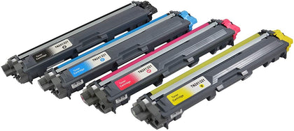 Brother TN241/TN261/TN221/TN251/TN281 Compatible Toner Cartridge Four Color Set