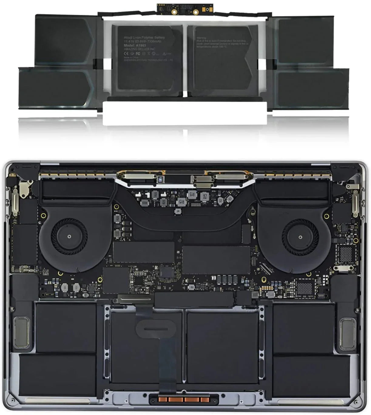 83.6Wh A1953 Mid 2018 2019 Apple MacBook Pro 15" A1990 EMC 3215 EMC 3359 BTO/CTO MR932LL/A MR942LL/A Laptop Battery - eBuy UAE