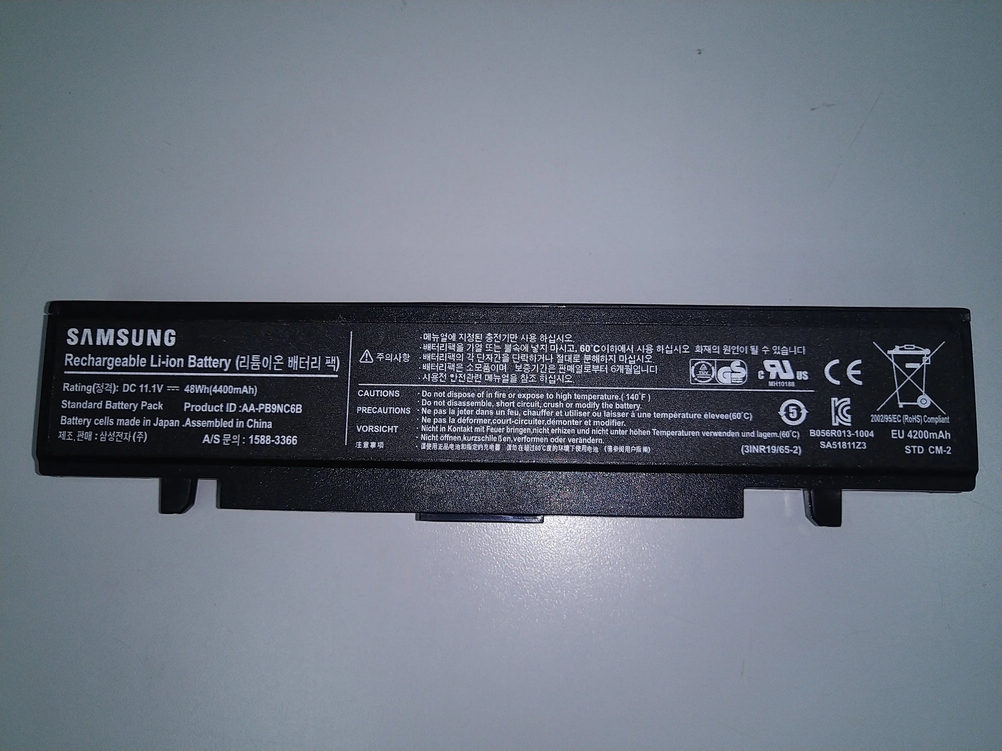 Original AA-PB9NC6B Samsung NP-P560, NP270B4EK08, NT-Q470 Series Laptop Battery - eBuy UAE