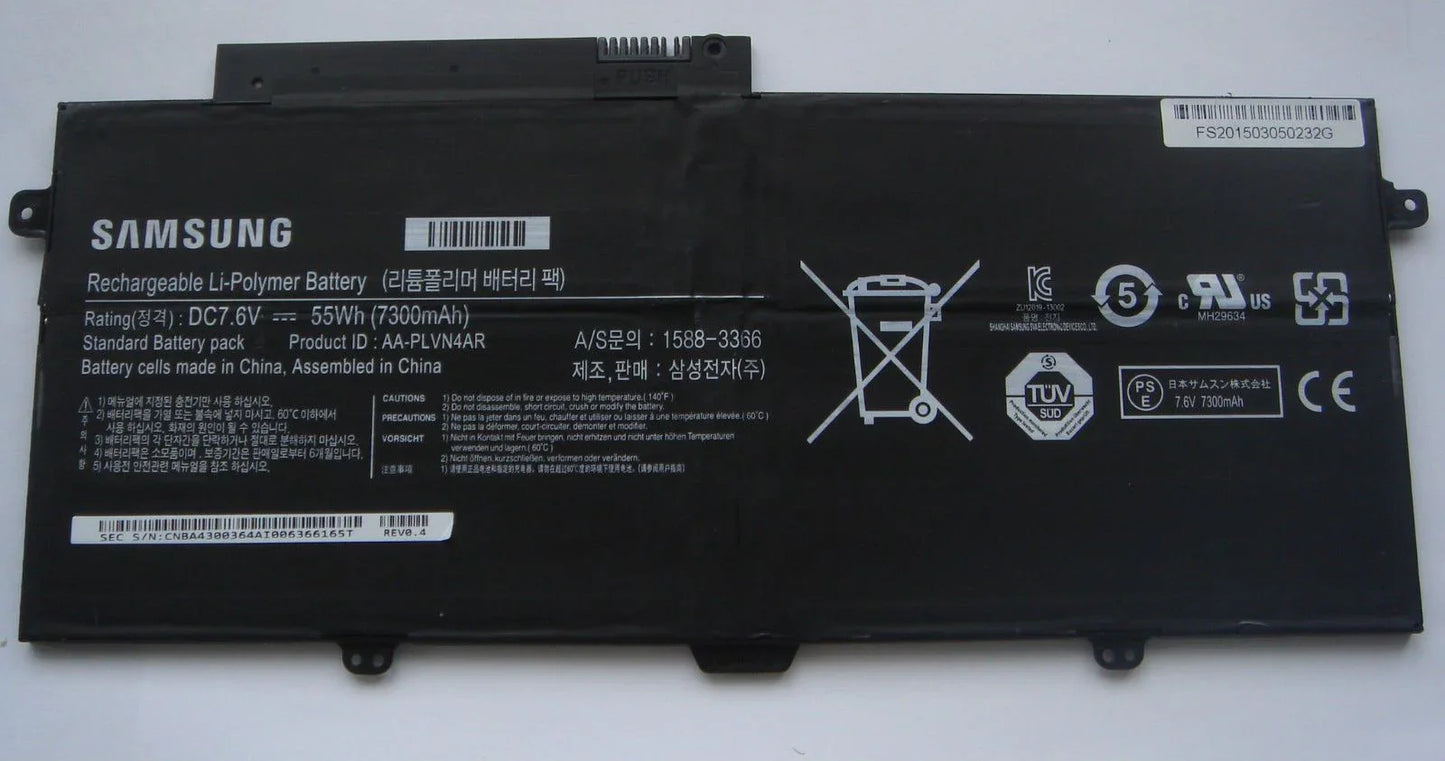 7.6V 55Wh Original AA-PLVN4AR Samsung Ativ Book 9 Plus NP940X3G-K01US,NP940X3G-K04US,NP940X3G-K05US,NP940X3G-K06US Laptop Battery - eBuy UAE
