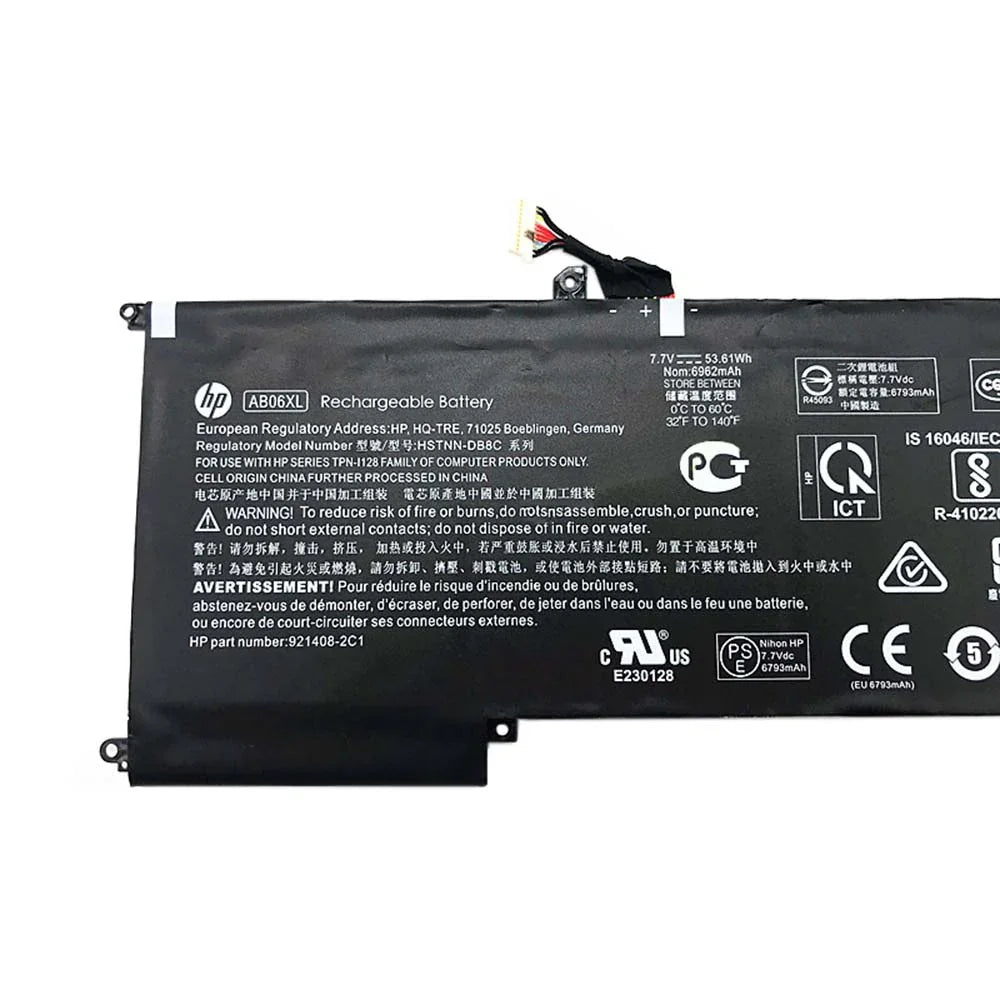 Original AB06XL HP Envy 13-AD008NW, Envy 13-AD0XX, AB06053XL (53.61Wh, 6 cells) Laptop Battery - eBuy UAE