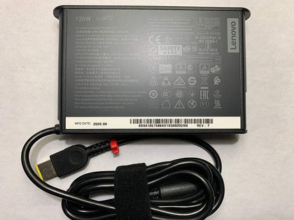 Original 20V 6.7A 135W Lenovo ThinkPad P1 20MD, Lenovo ThinkPad P1 20ME, Lenovo ThinkPad X1 Extreme 20MG ADL135SDC3A Slim Tip AC Laptop Adapter/Charger - eBuy UAE