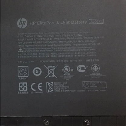 Original AJ02XL HP ElitePad 900 1000 G1 G2, ElitePad 1000 G2 Base (G5B41AV) HSTNN-IB3Y 687518-1C1 Laptop Battery - eBuy UAE