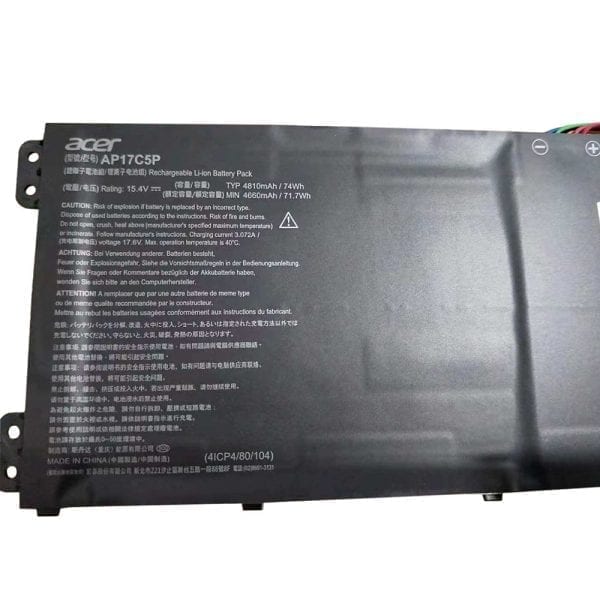 AP17C5P Genuine Acer Predator Helios 500 PH517-51, Predator PH517-61-R41A Laptop Battery - eBuy UAE
