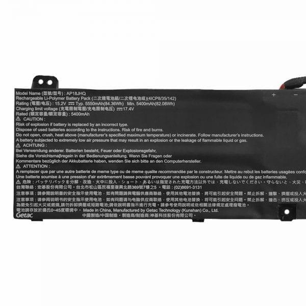 AP18JHQ Acer Predator Triton 500 PT515-51 Series, ConceptD 7 CN715-71 Laptop Battery - eBuy UAE