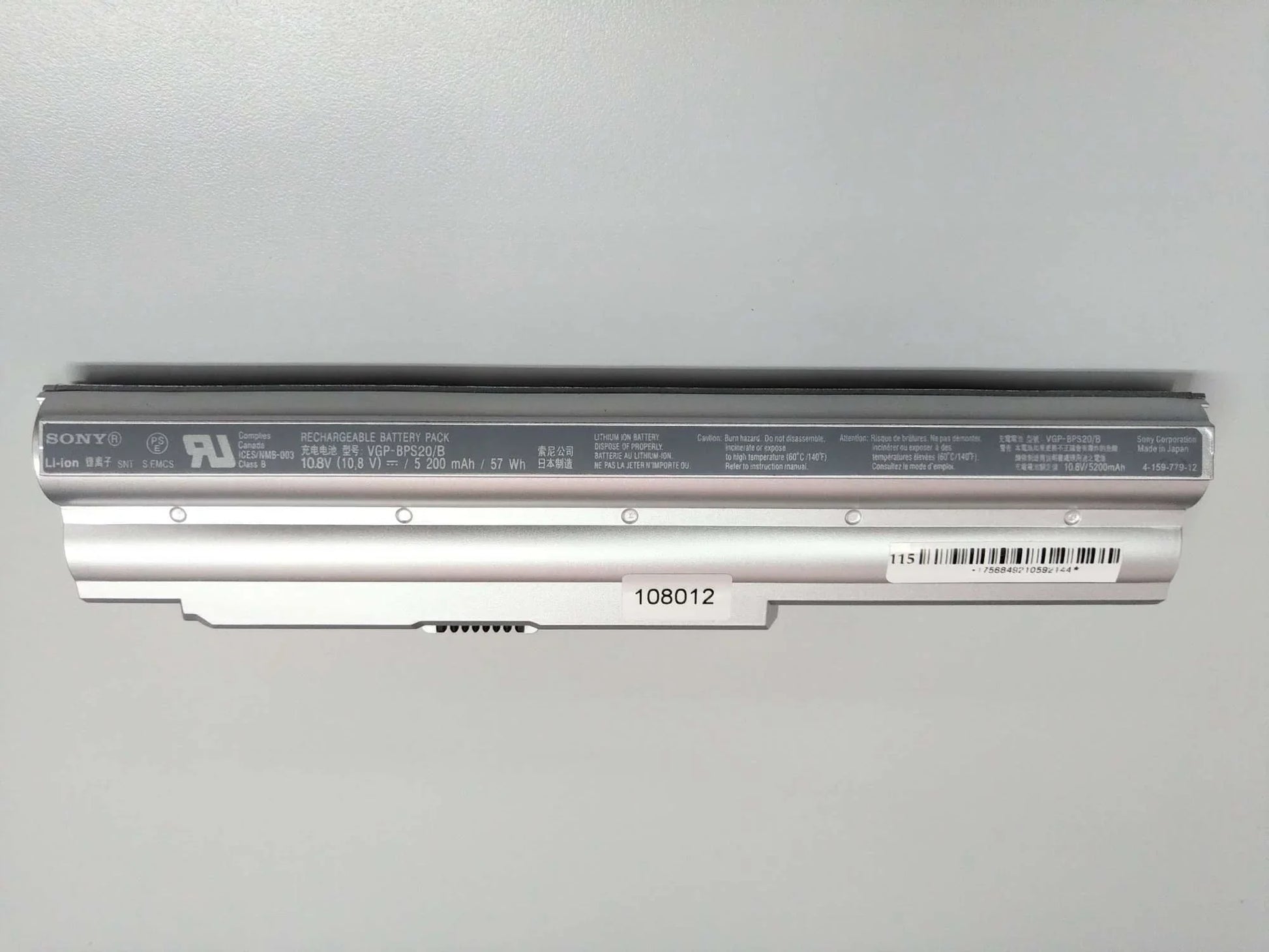 Original VGP-BPS20/S Sony VPCZ1 Series VPCZ115 117 118 125 127 PCG-31111T 31112T Laptop Battery - eBuy UAE
