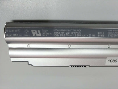 Original VGP-BPS20/S Sony VPCZ1 Series VPCZ115 117 118 125 127 PCG-31111T 31112T Laptop Battery - eBuy UAE