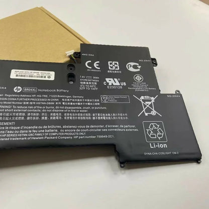 Genuine 7.4V 36wh BR04XL HP EliteBook 1020 G1 M5U02PA, EliteBook 1030 G1-X2F07EAR, M0D62PA M4Z18PA HSTNN-I28C Laptop Battery - eBuy UAE