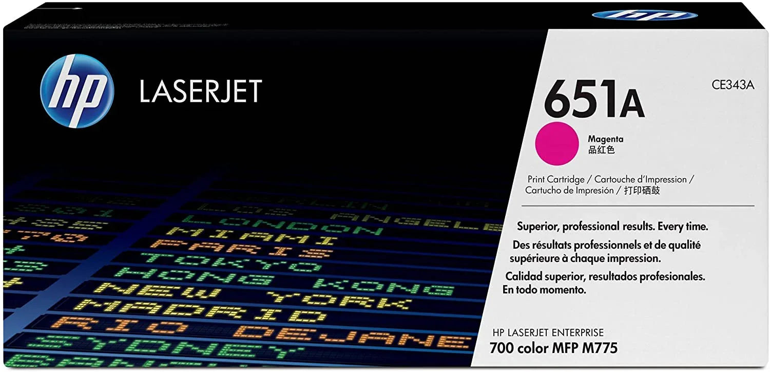 HP 651A Toner Cartridge Set CE340A CE341A CE342A CE343A - eBuy UAE