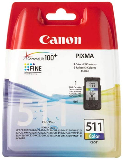 Canon Ink Cartridge - Cl-511, Multi Color